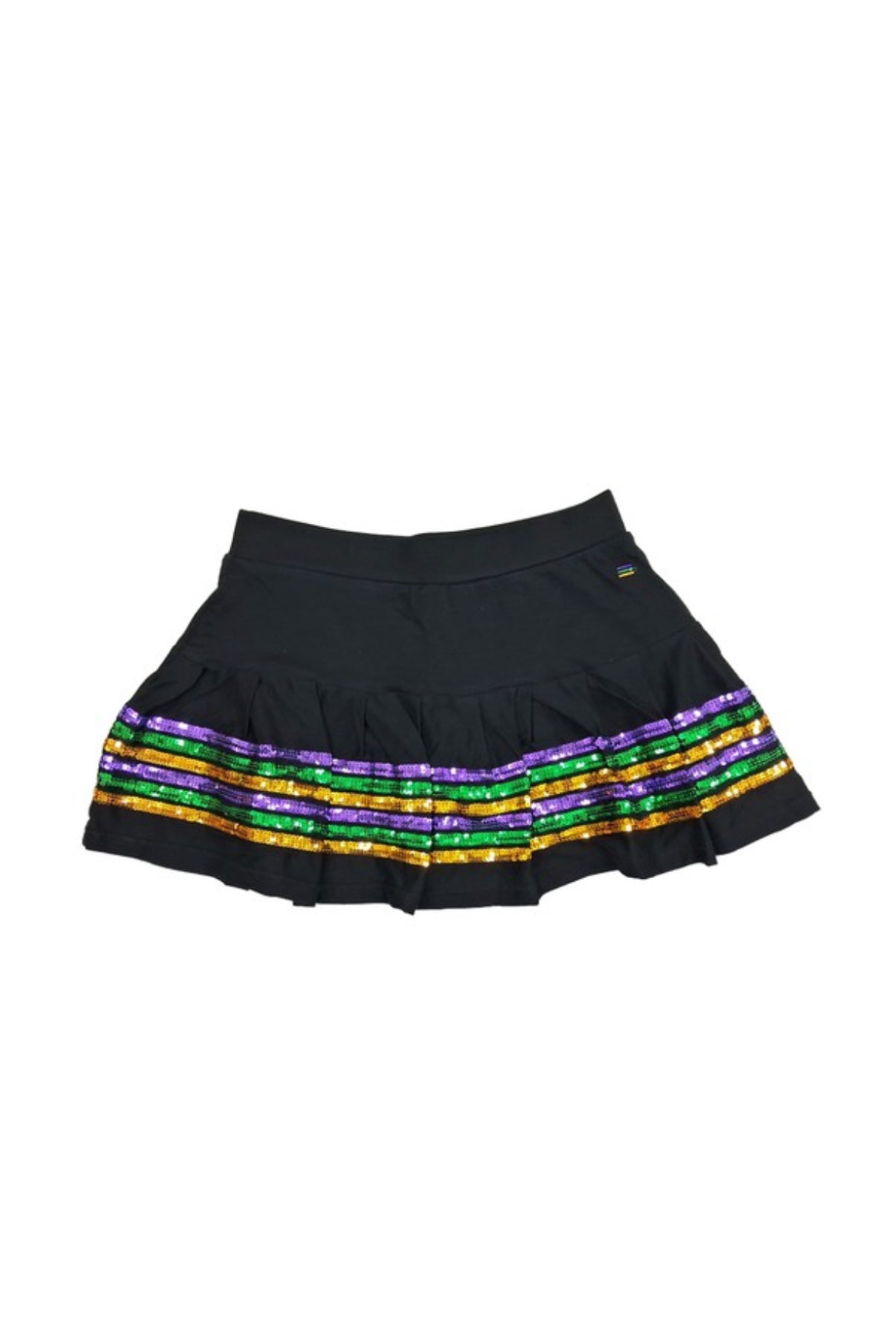 Sequin Mardi Gras Skort