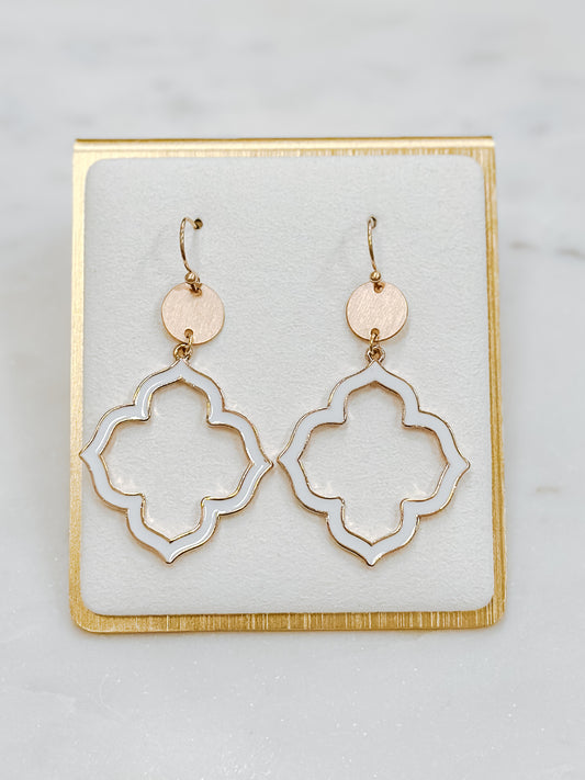 The Zoey Quatrefoil Earrings