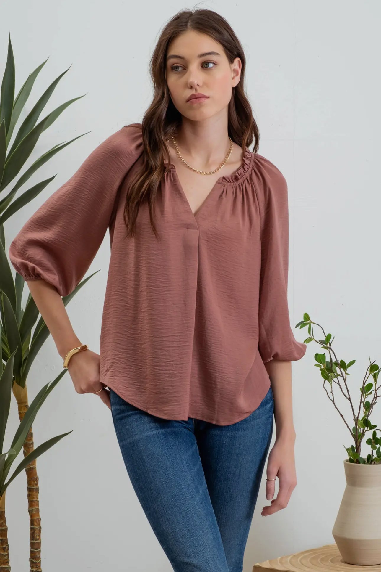 Willow V-Neck Blouse