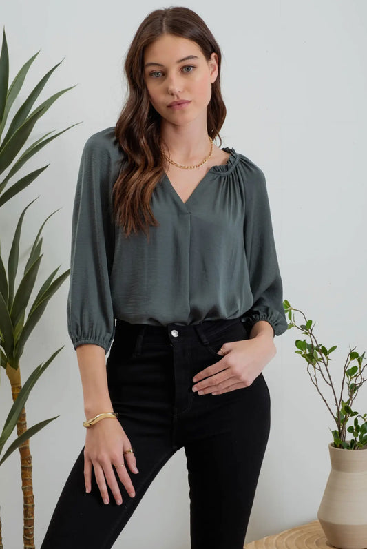 Willow V-Neck Blouse