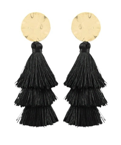 Party of Three Tassel Earrings