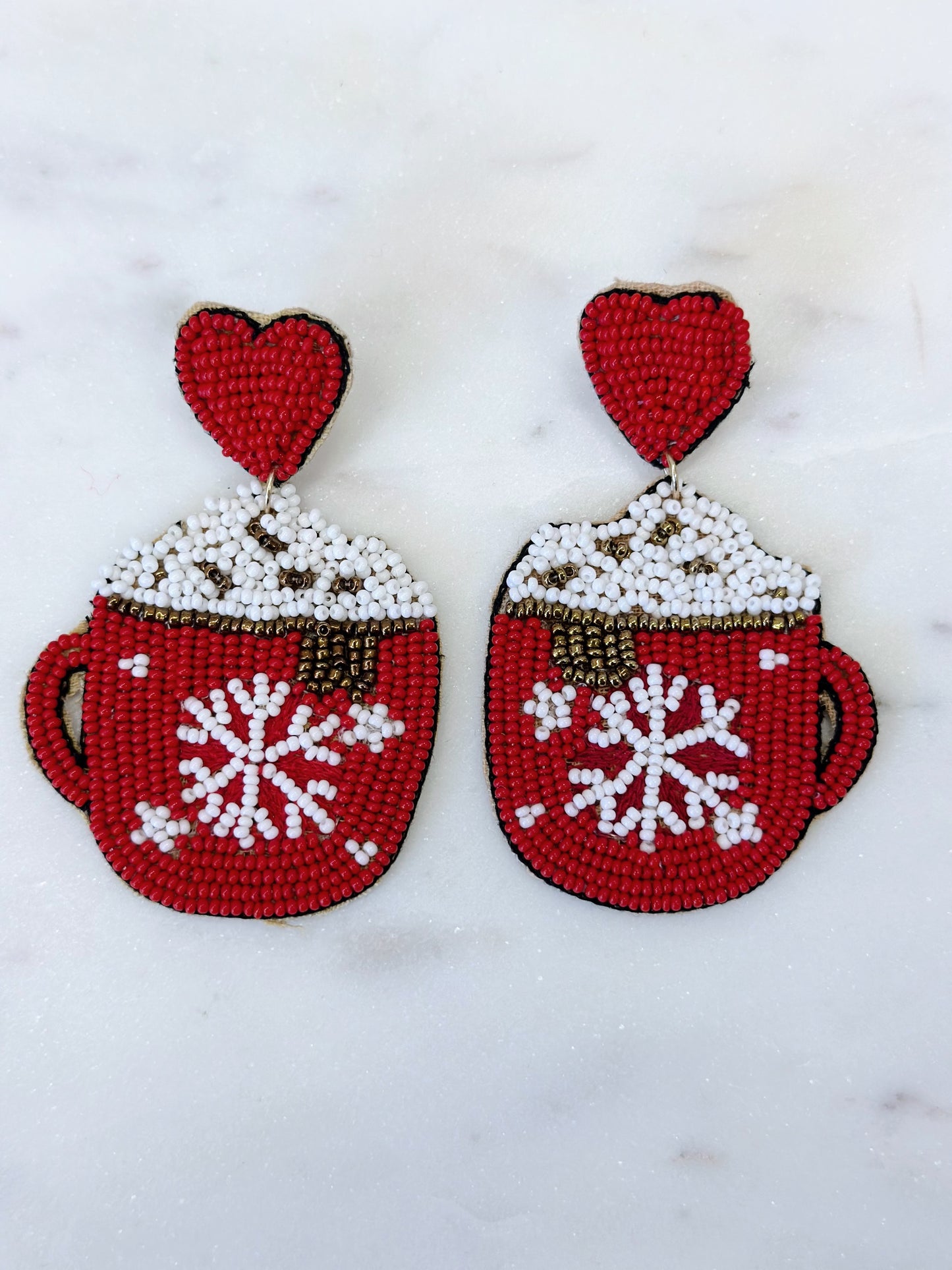 Holiday Hot Cocoa Earrings