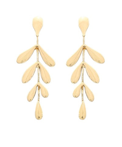 Leaf Drop Earrings