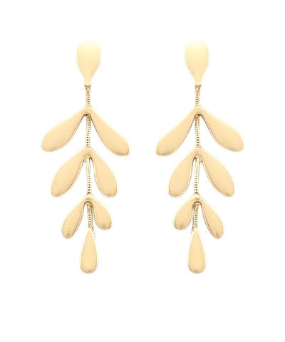 Leaf Drop Earrings