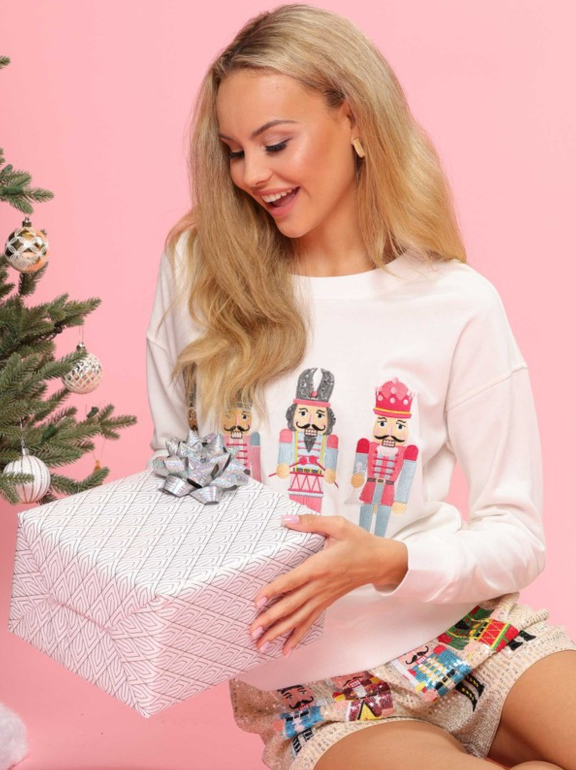 Nutcracker Long Sleeve Top