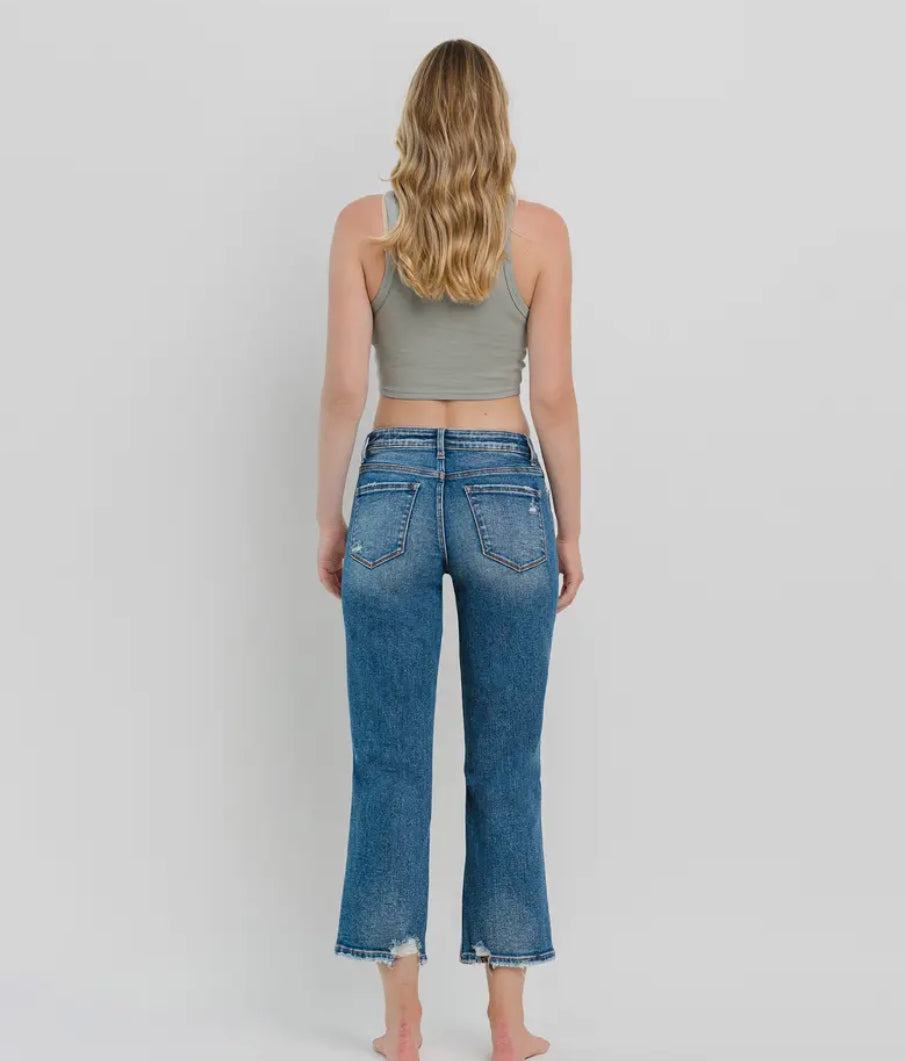 Vervet High Rise Straight Jeans