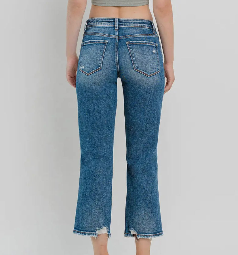 Vervet High Rise Straight Jeans