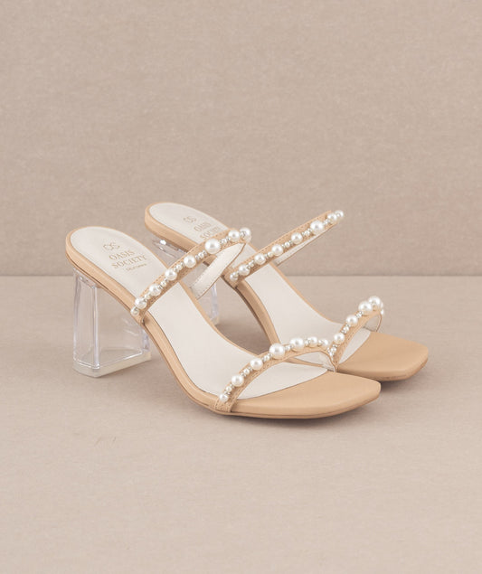 The Mae-Strappy Pearl heel