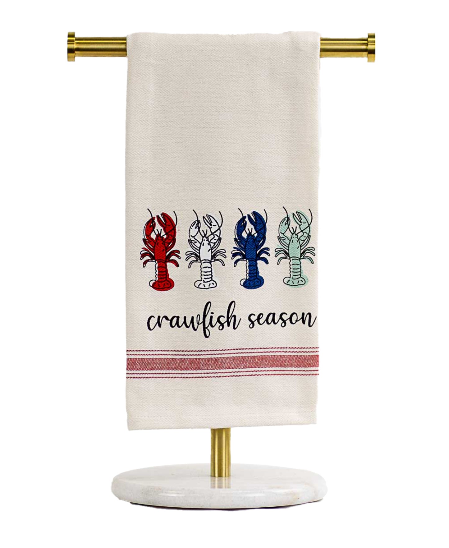 Crawfish Season Hand Towel