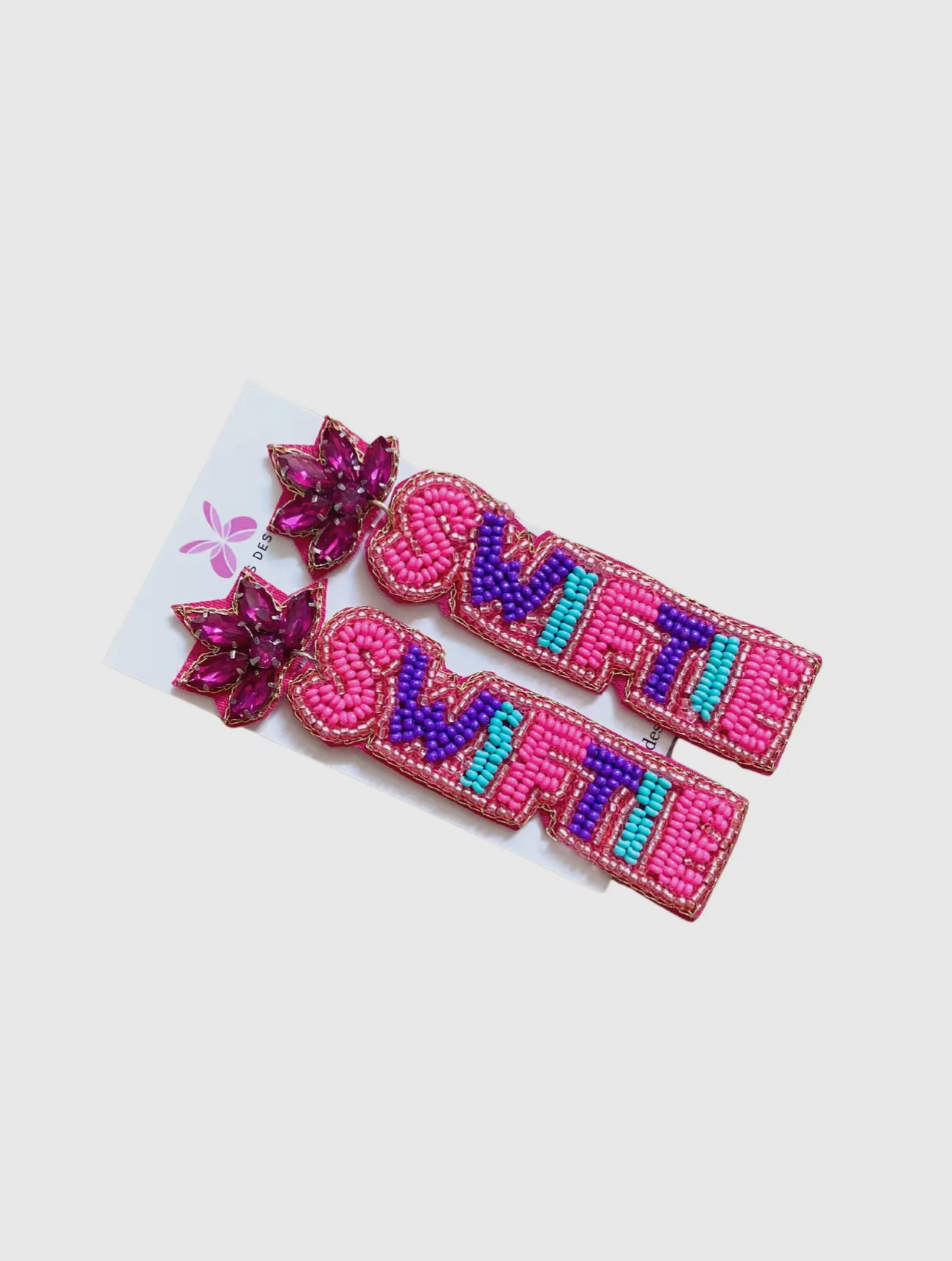 Pink Swiftie Earrings