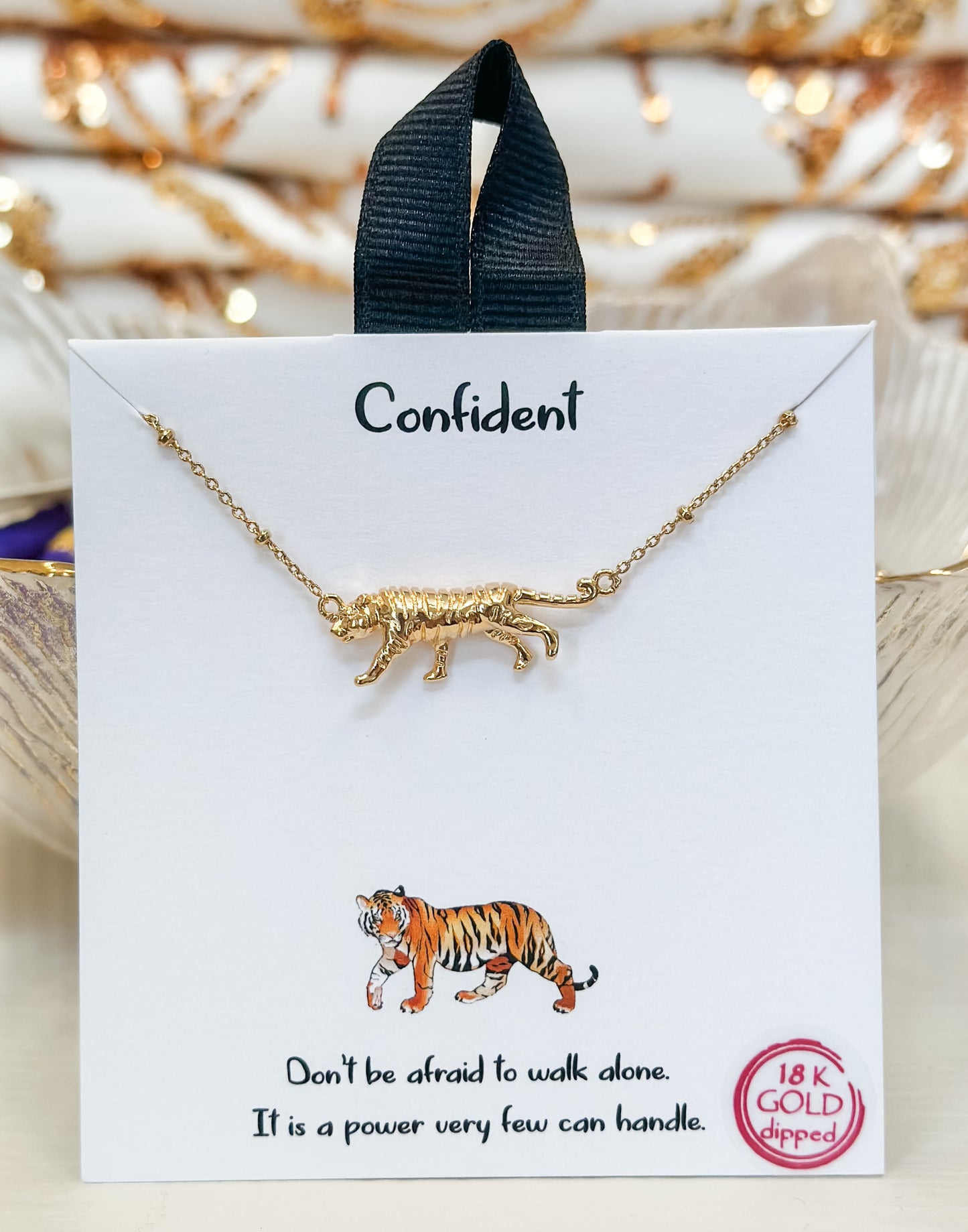 Confident Tiger Necklace