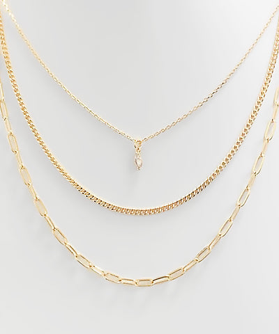 Gilded Layered Necklace