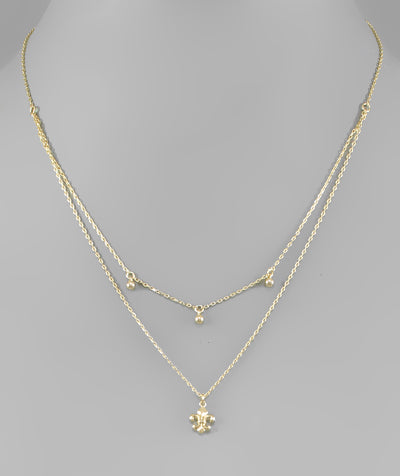 Dainty Fleur De Lis Necklace