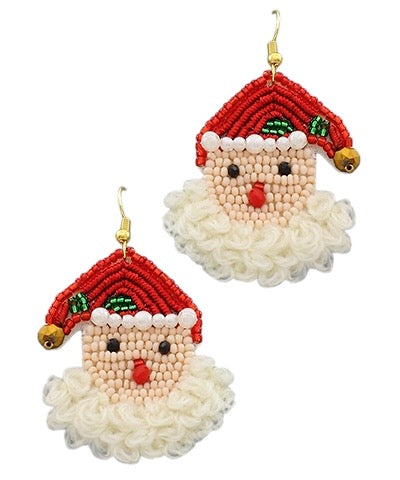 Santa Earrings