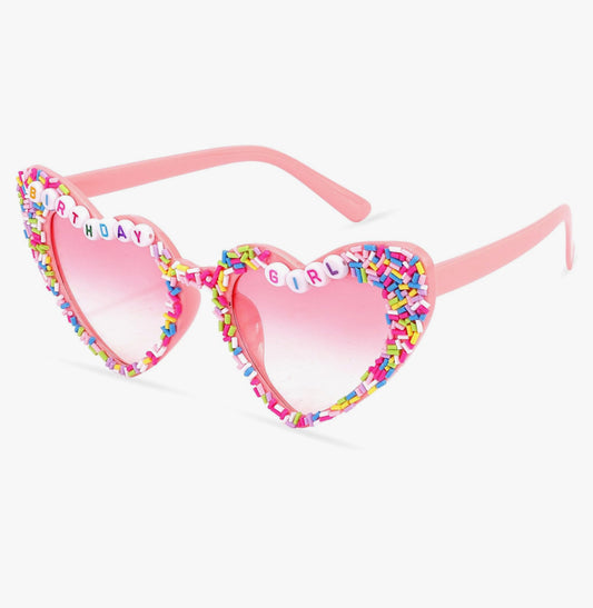 "Sugar Babe" Birthday Heart-Shaped Sunglasses