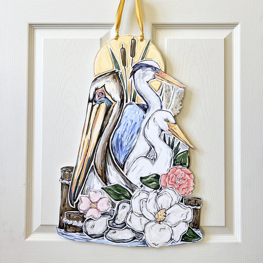 Southern Marshland Door Hanger