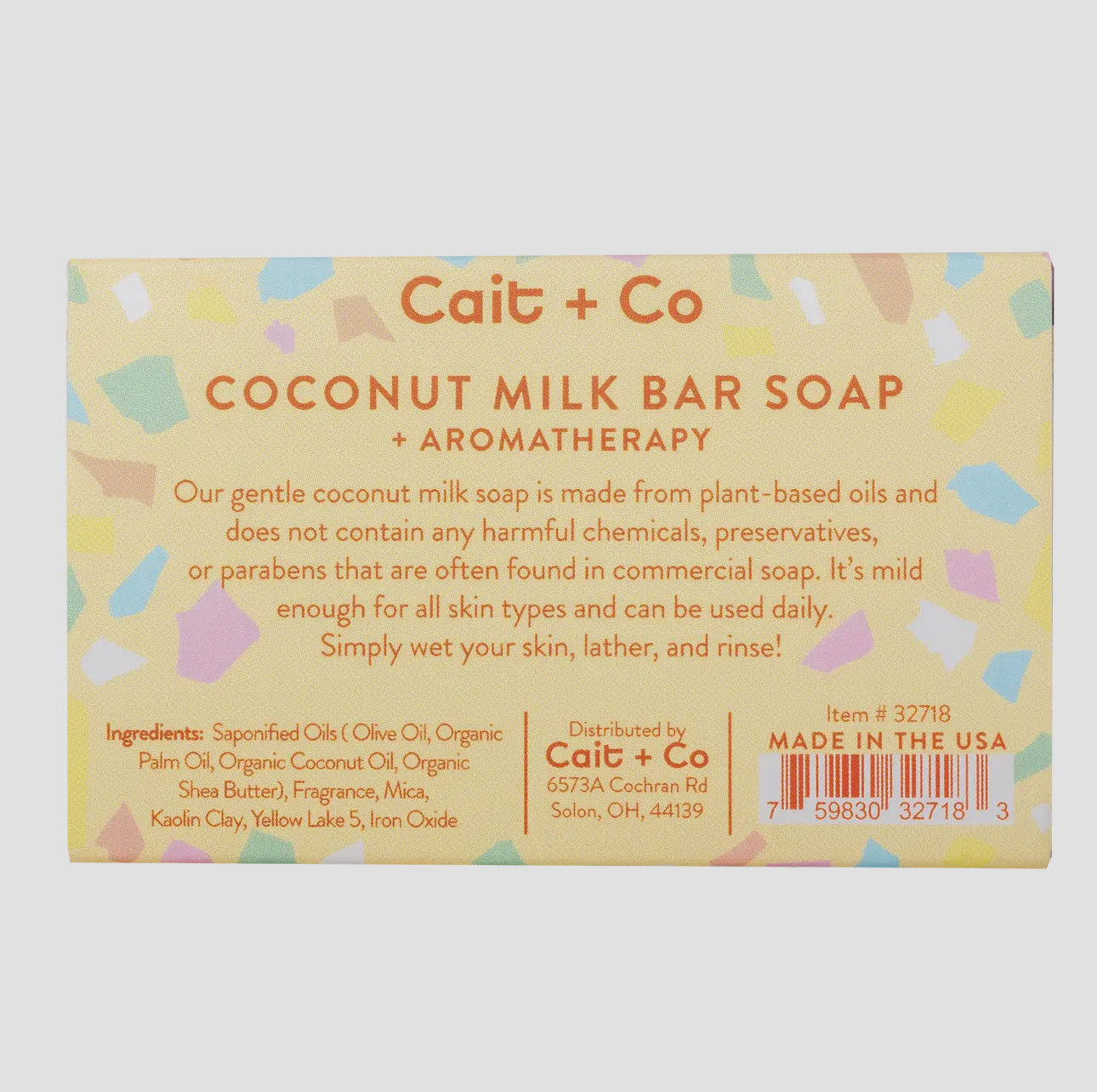 Topaz Coconut Milk Bar Soap