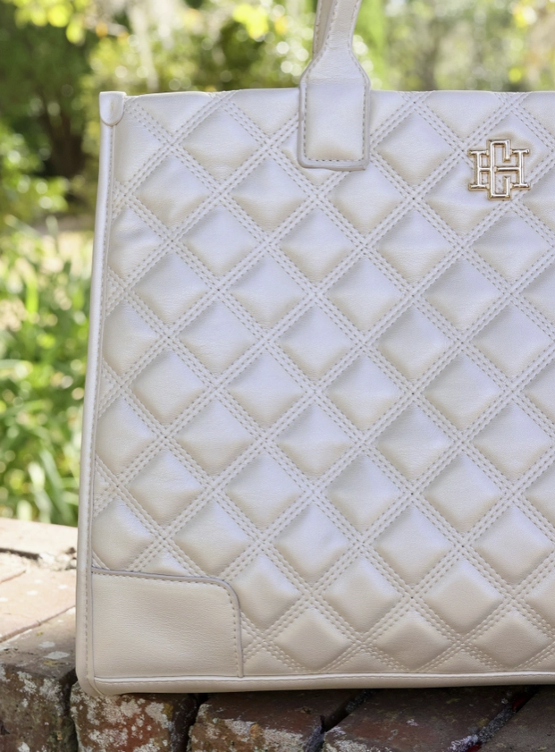 Shane Tote Pearl Quilted