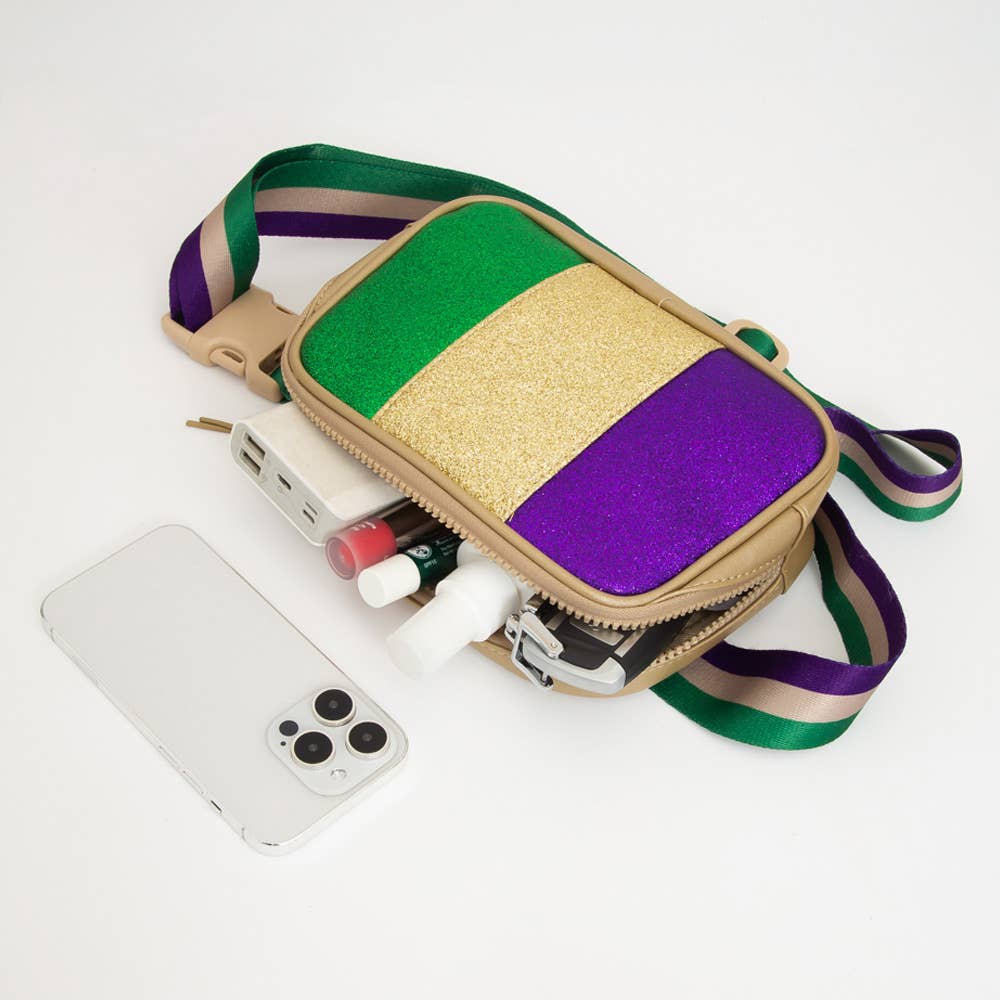 Mardi Gras Belt Bag