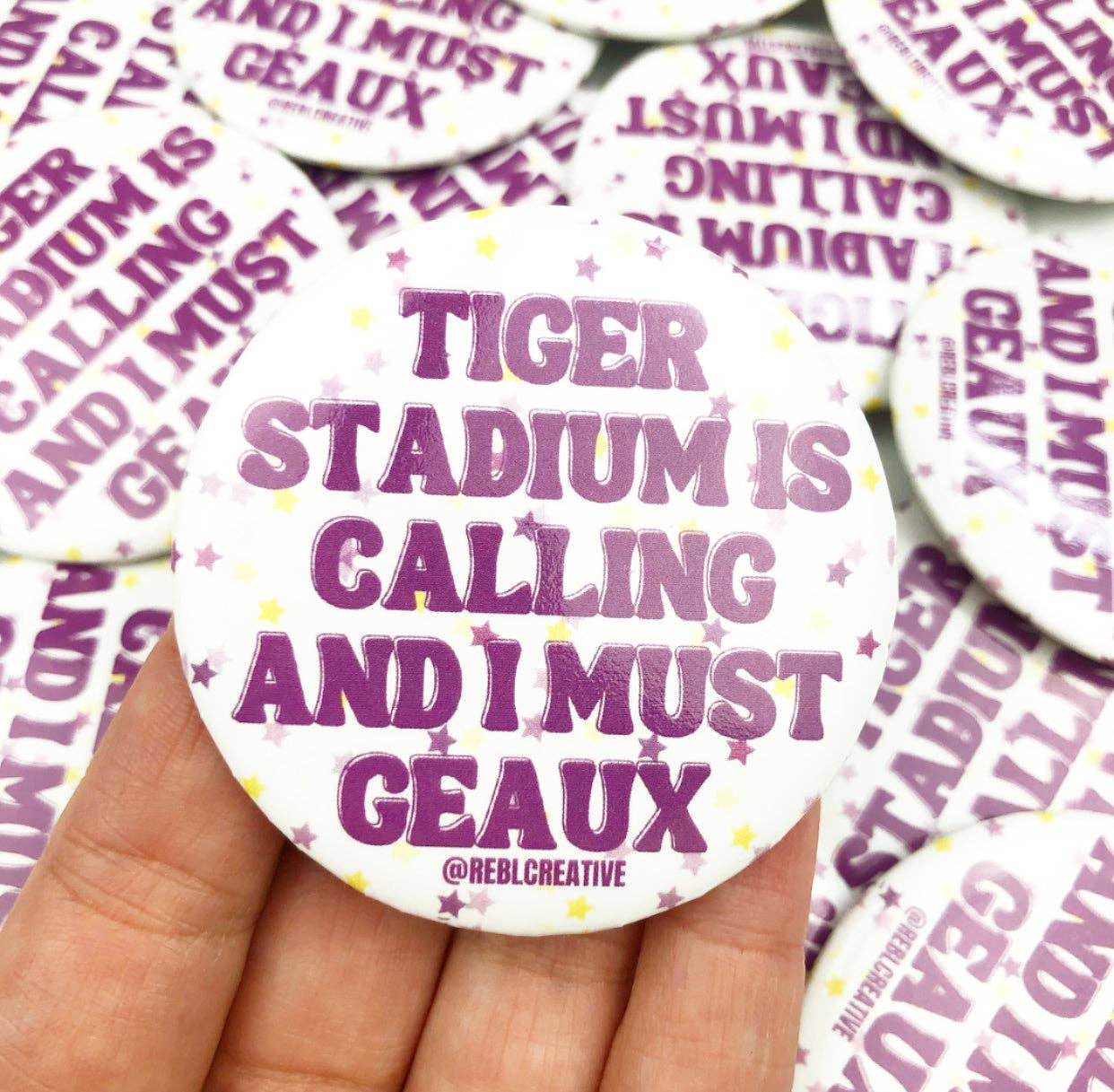 I Must Geaux - Game Day Button