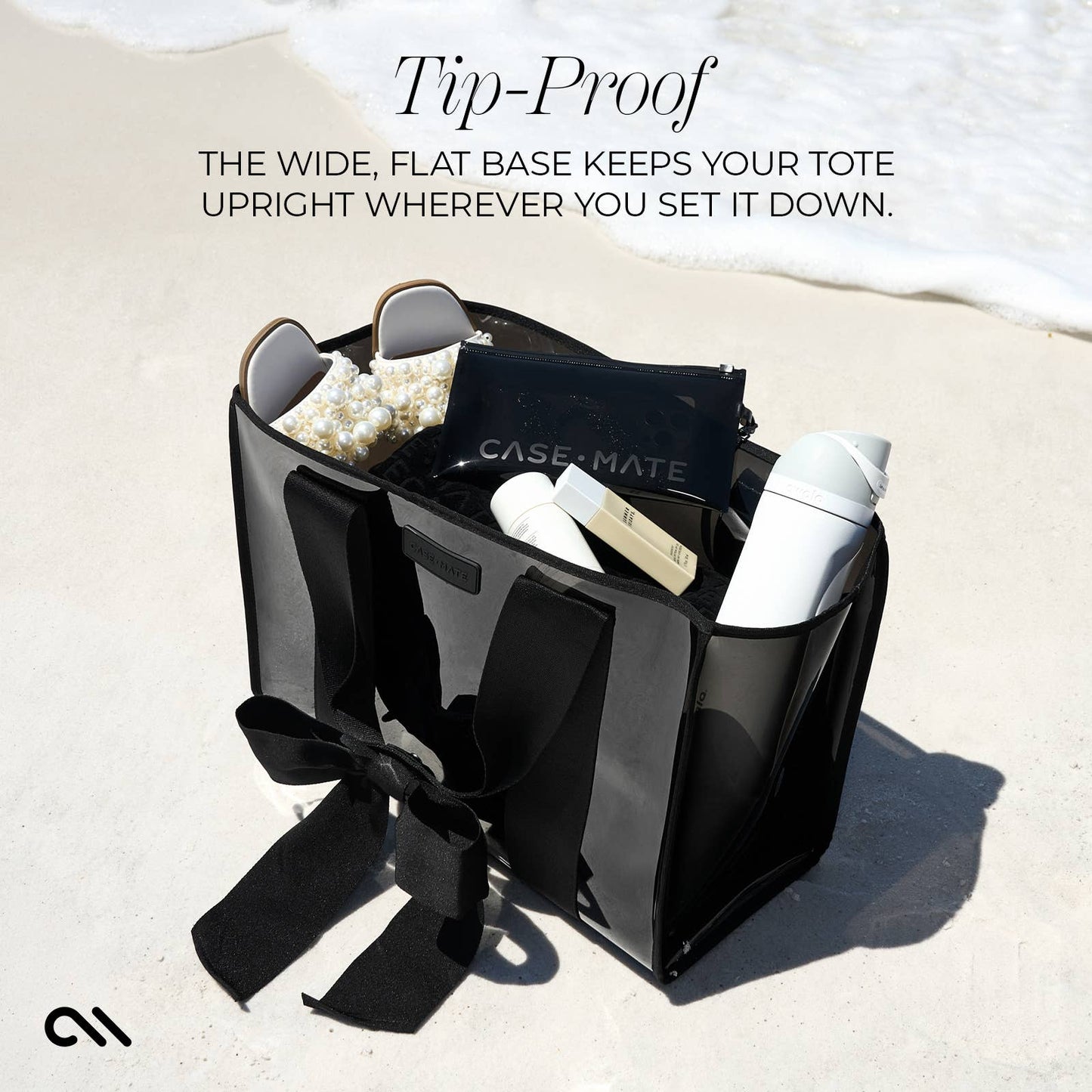 Special Edition Bow Midnight Black  Tote w/ Phone Pouch
