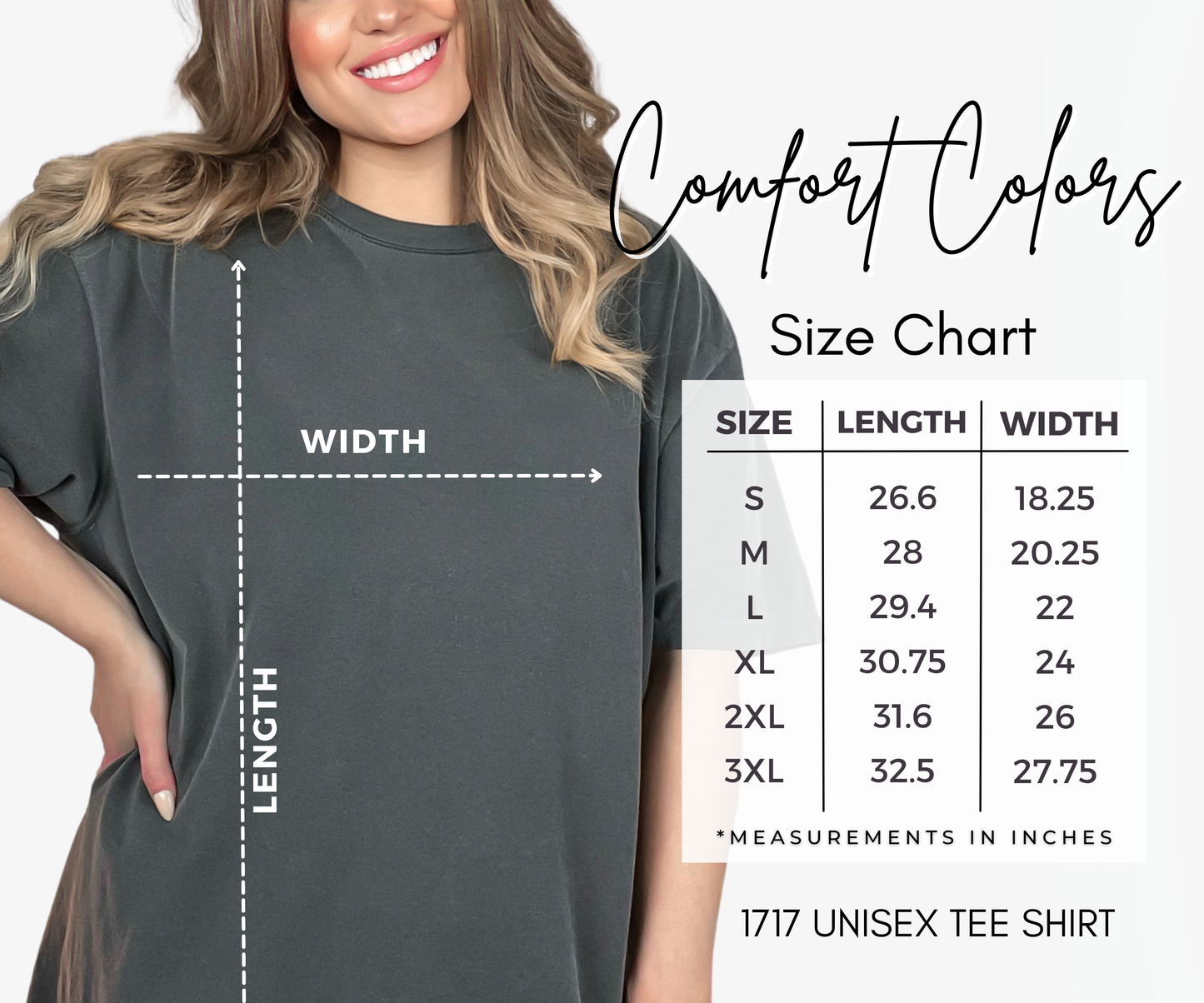 USA Glitter Applique Embroidered Comfort Color Tee