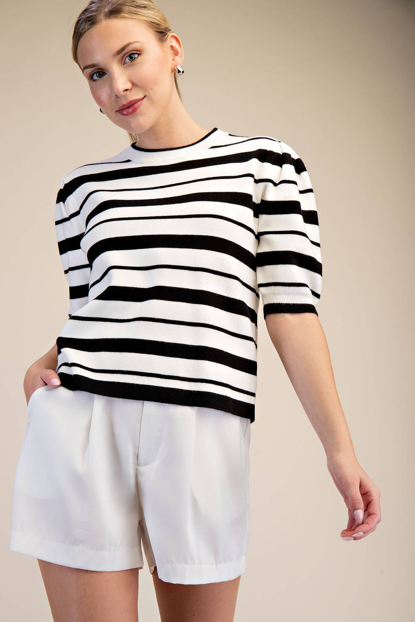 The Classic Stripe Knit Top
