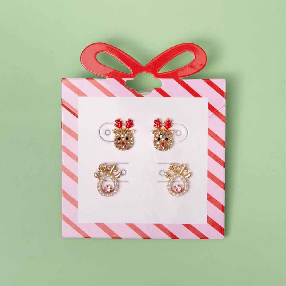 Rudolph Earring Set