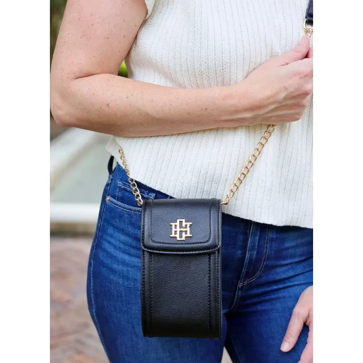 Paige Cell Phone Crossbody Black