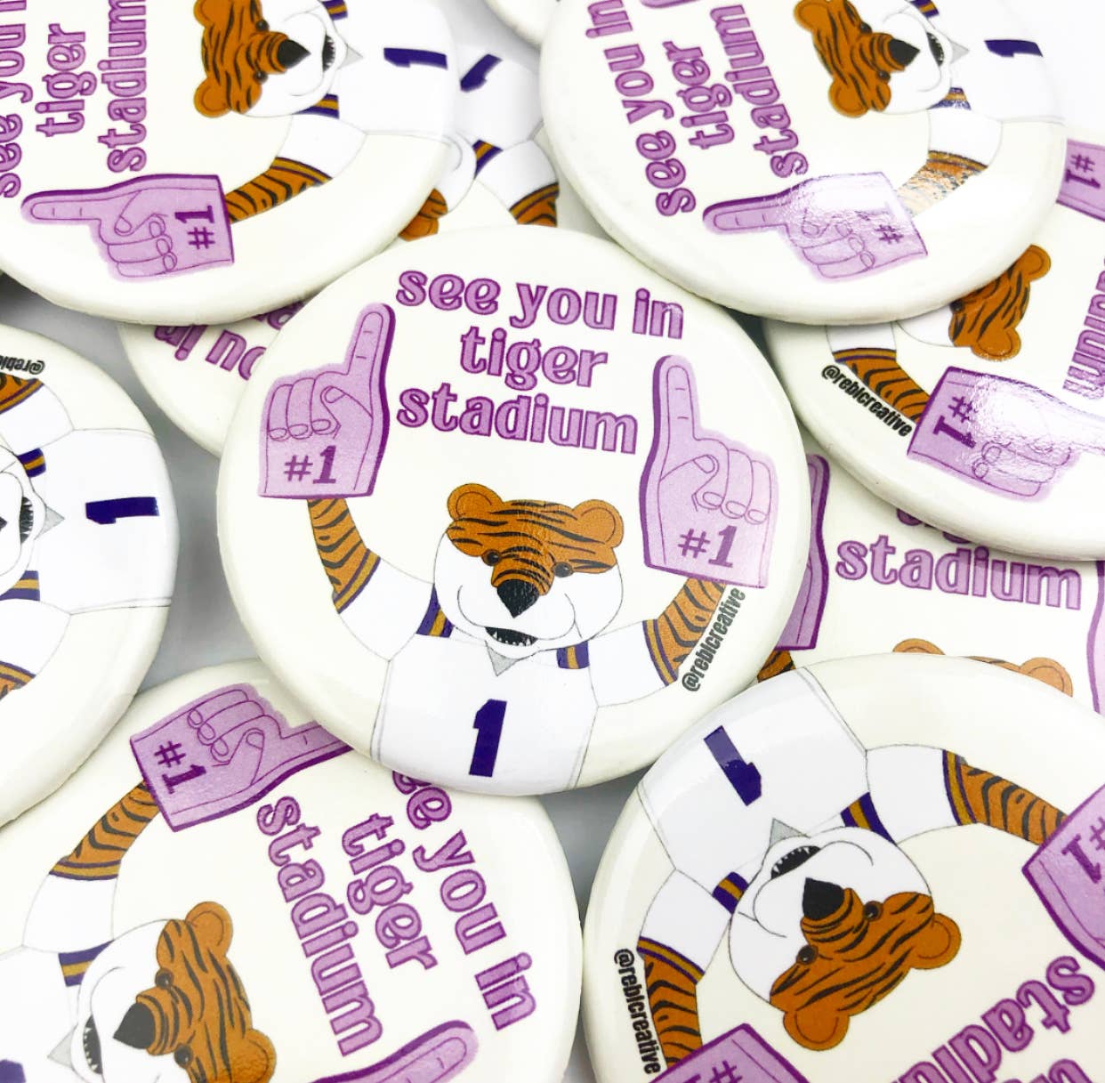 See you in Tiger Stadium - Game Day Button