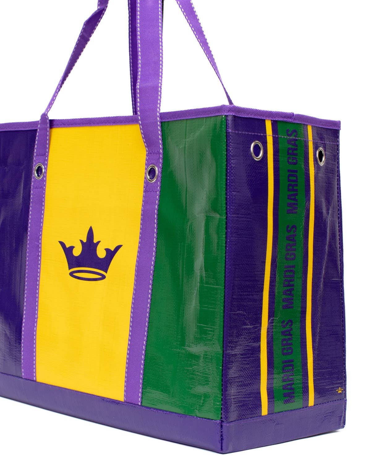 Mardi Gras Bead Market Tote   18.5x14x8.5