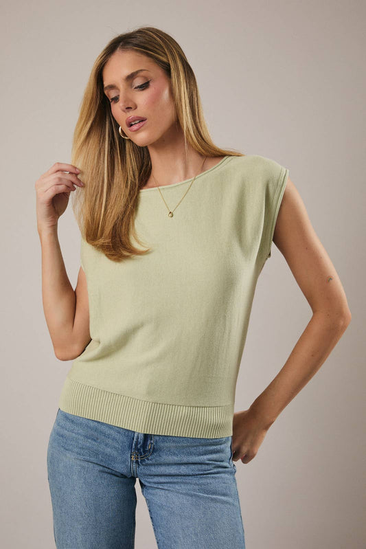 Sage Coast Knit Top