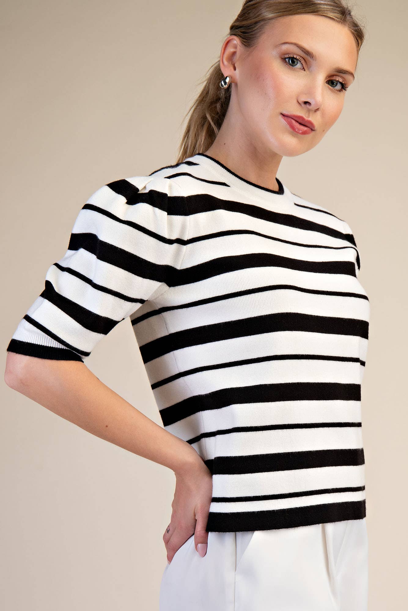 The Classic Stripe Knit Top
