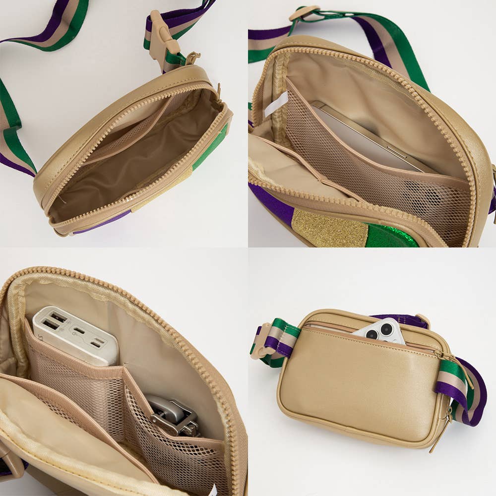 Mardi Gras Belt Bag