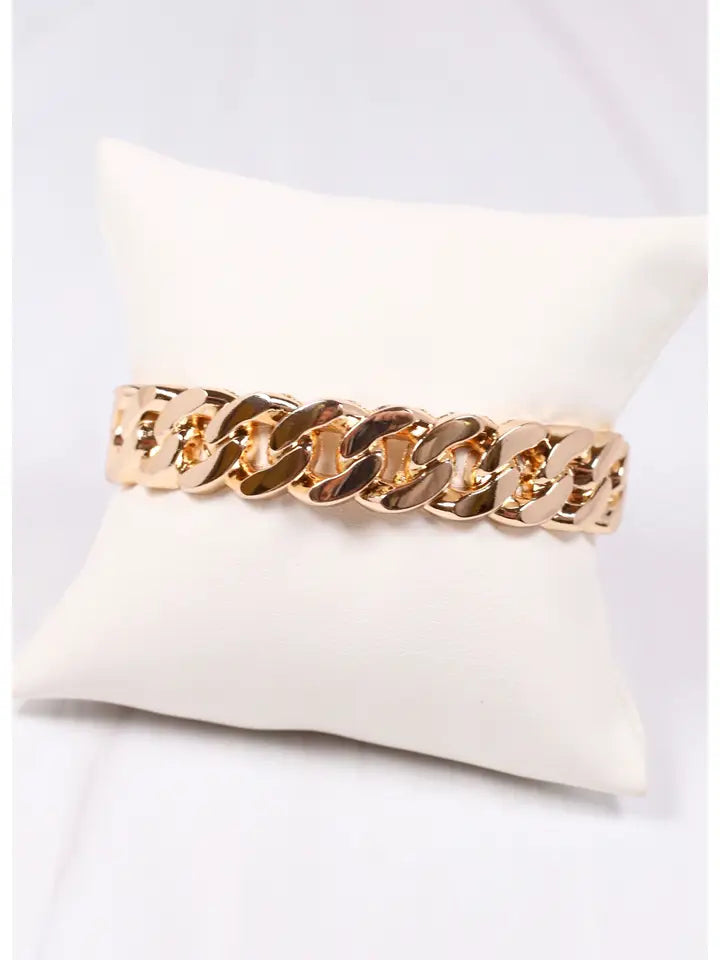 Bassano Cuff Bracelet Gold