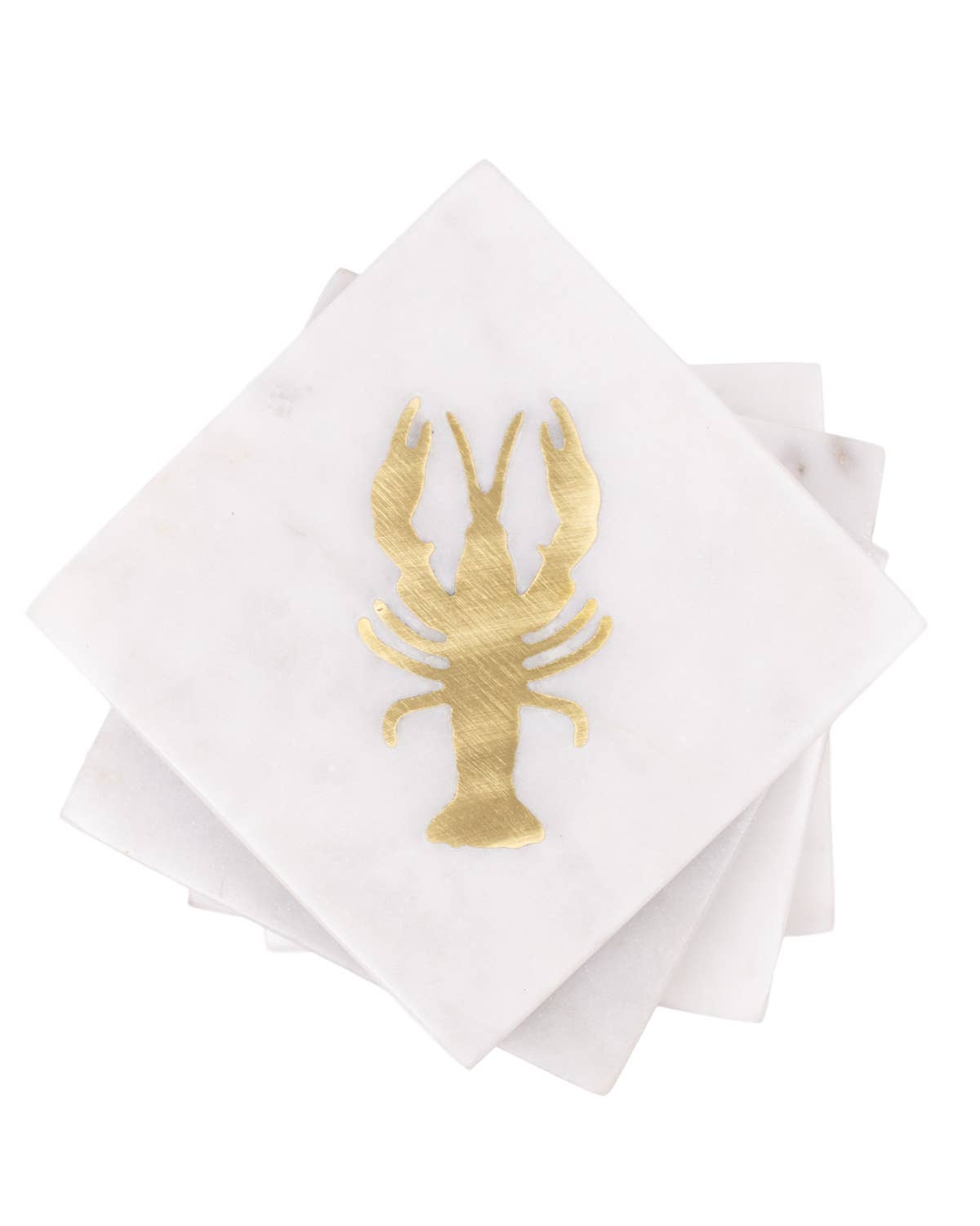 Crawfish Marble Coasters