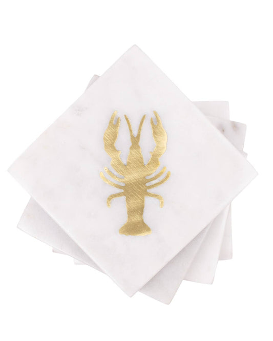 Crawfish Marble Coasters