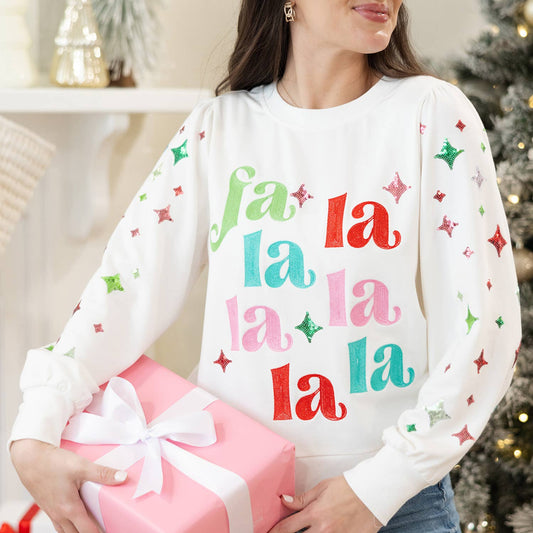 Sweatshirt Shelby Fa la la XS