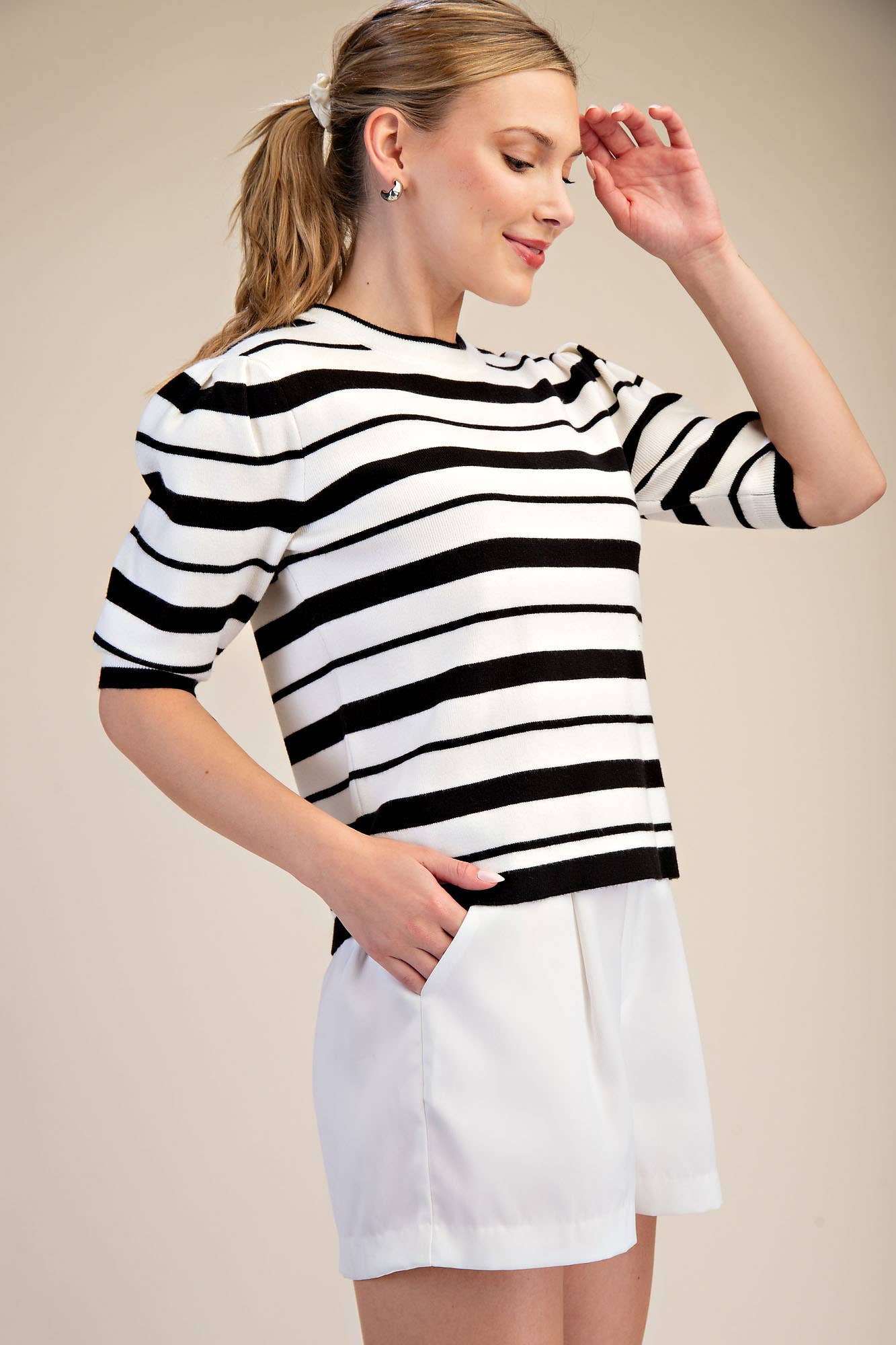 The Classic Stripe Knit Top